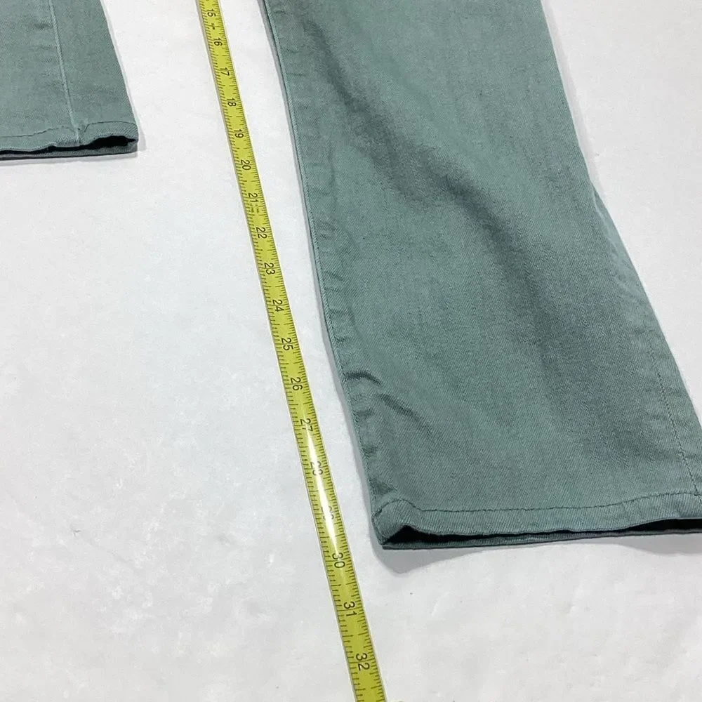 Adriano Goldschmied AG Jeans Ag-ed Denim Gray Green Mid Rise Straight 34R Men's